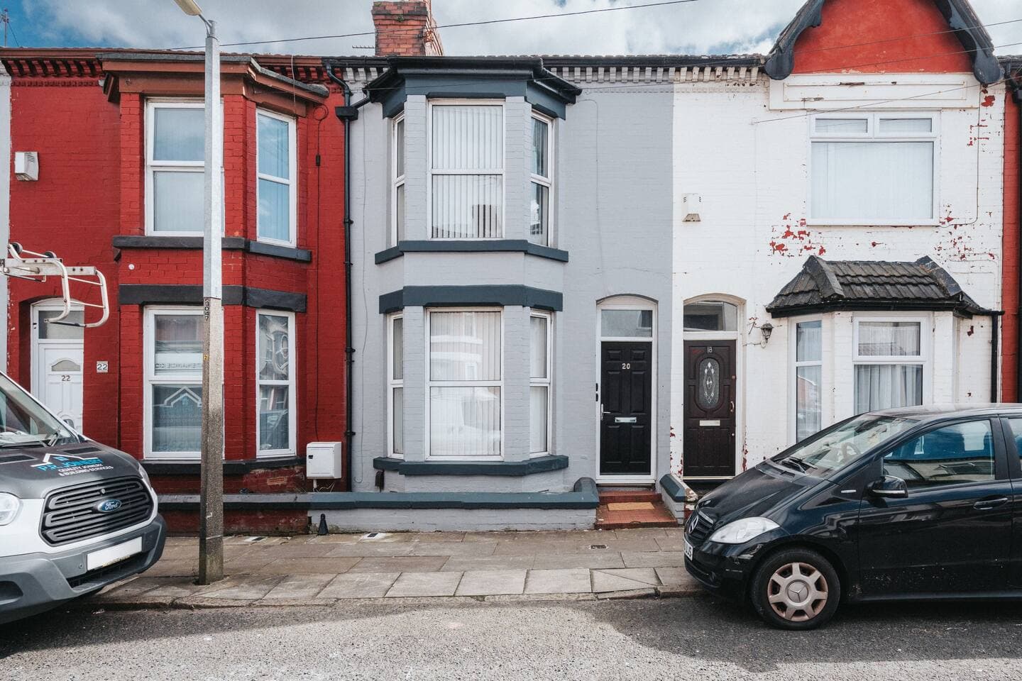 Terraced houses in Liverpool